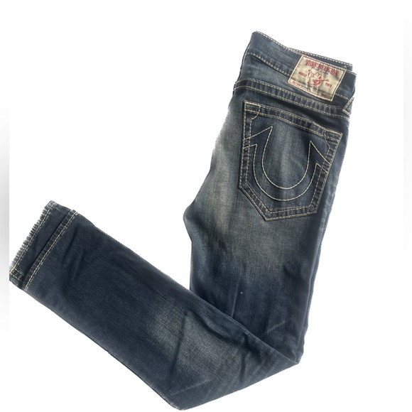 True Religion Other - TRUE RELIGION EARTHWORM SKINNY BIG T NATURAL JEANS 👖 SIZE 33